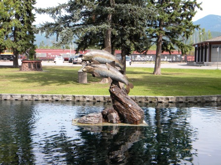 Pond Statue