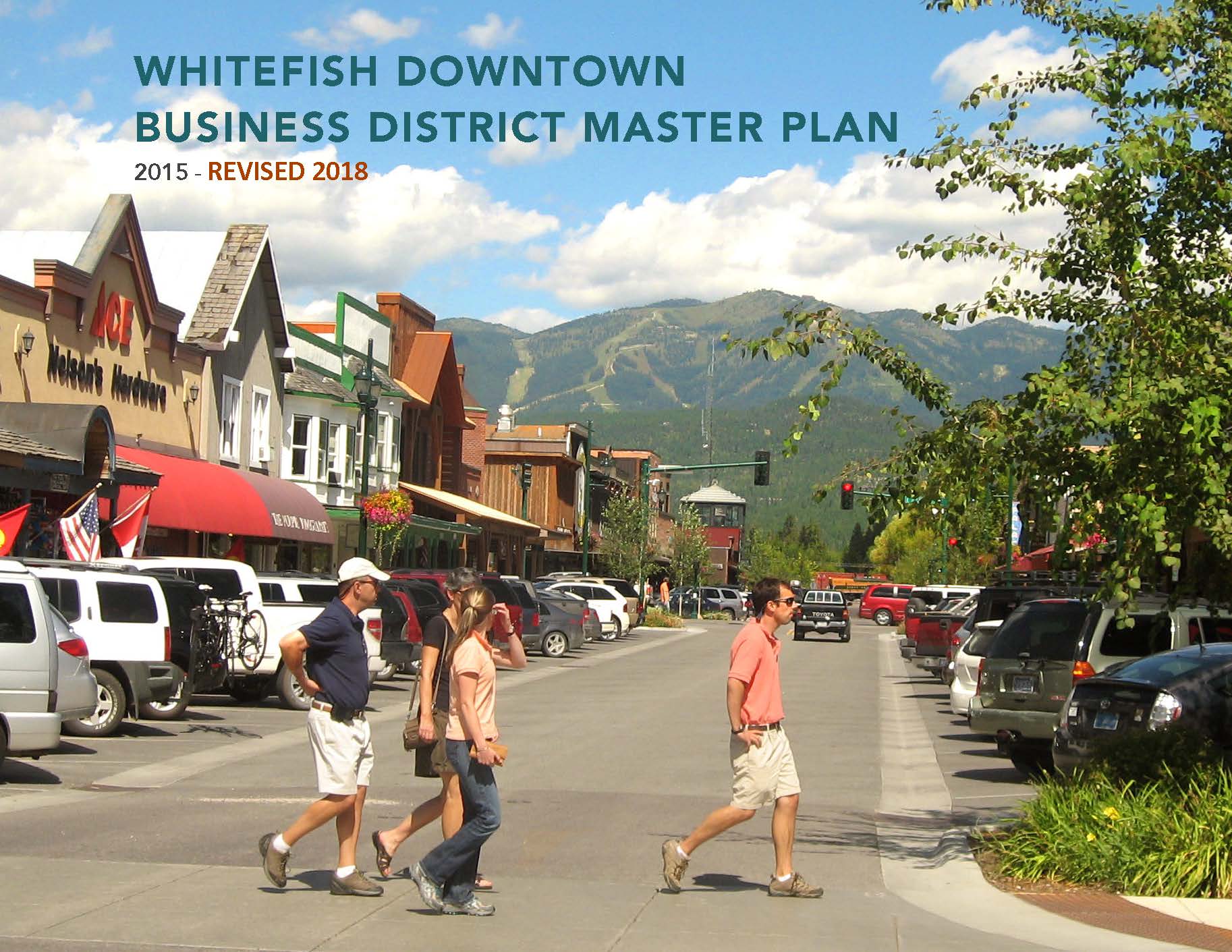 2018 Revised Whitefish Downtown Business District Master Plan Cover Page
