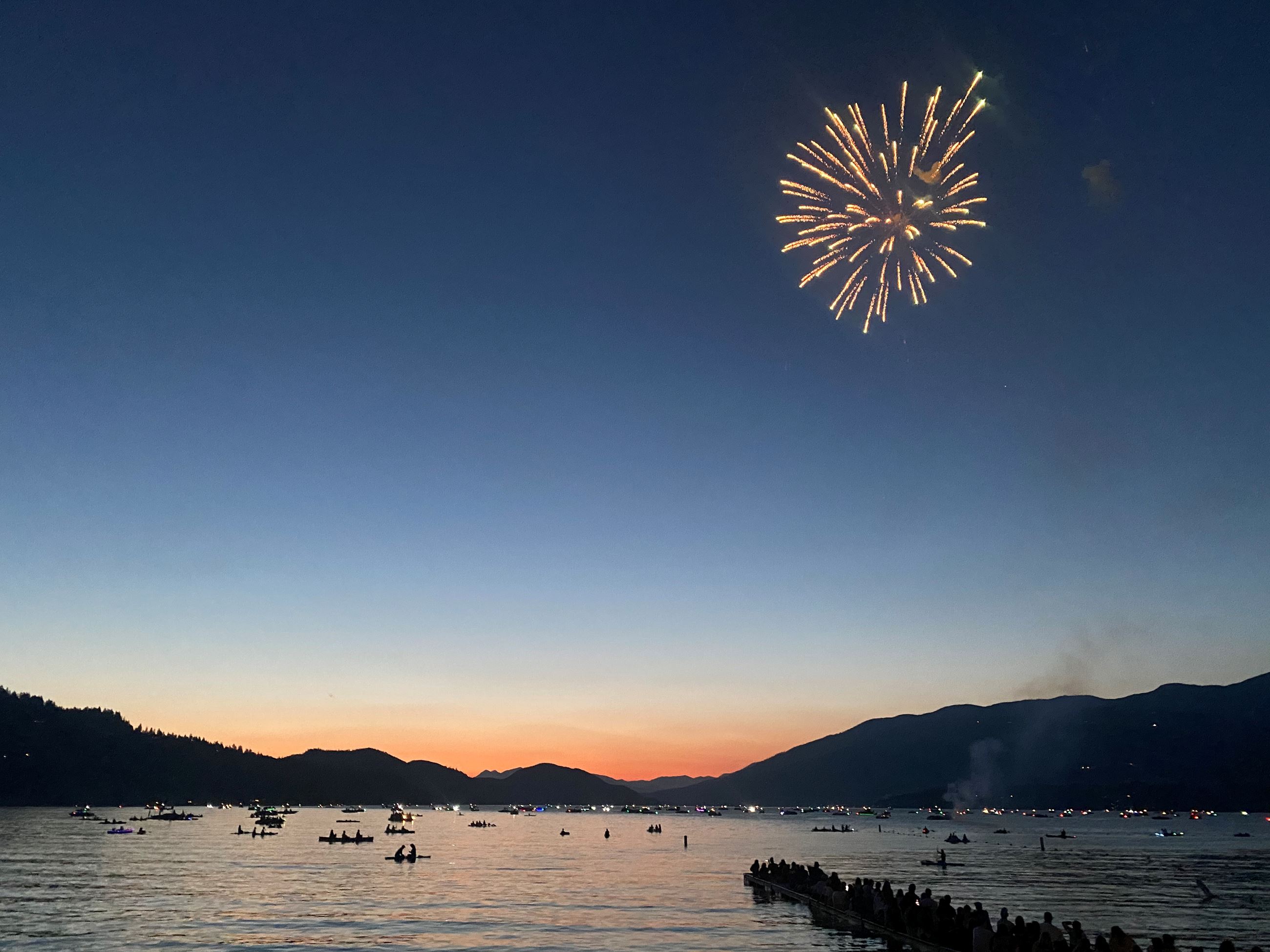 Fireworks at City Beach