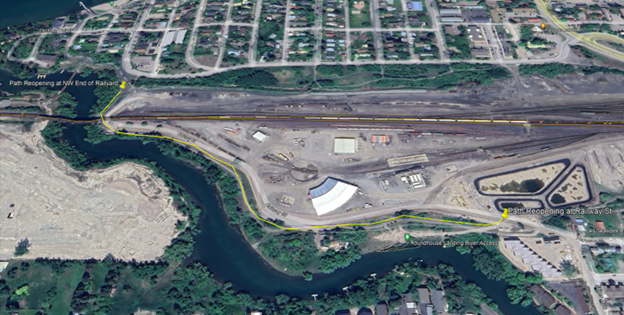 Map of Path to Be Open July 1st