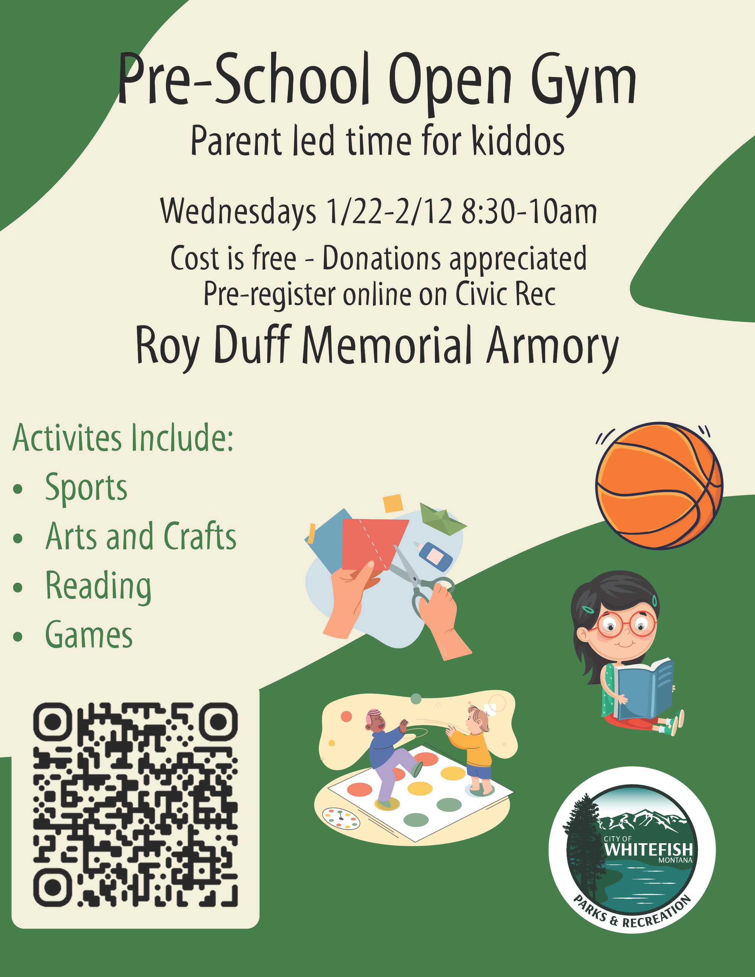 Preschool Drop In Flyer 